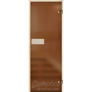 Дверь Форест Элит 2000*800 бронза матовая (стекло 8мм) магн.