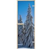 Дверь Форест Арт «Зимний лес» 1900*700 левая